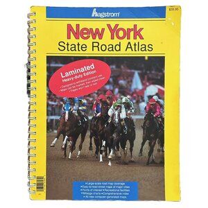 Hagstrom Laminated New York State Road Atlas, 1995